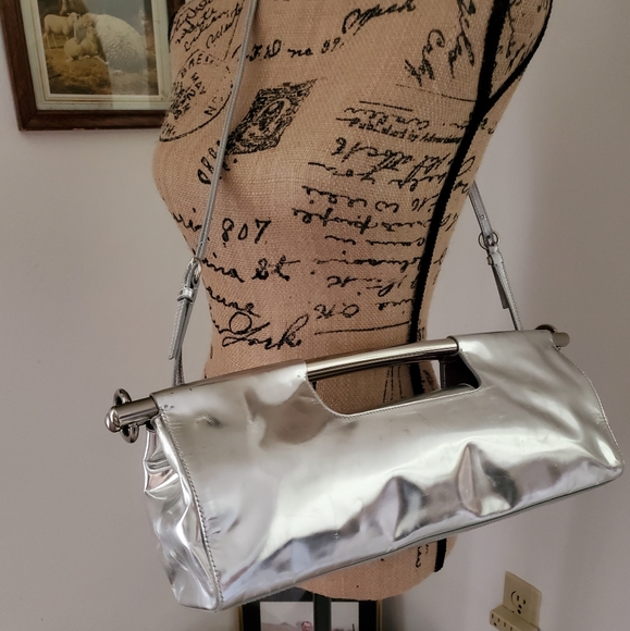 (Duplicate Listing) PRADA Vitello Daino Bar in Silver· Authentic w Cards & Bag - Picture 4 of 16